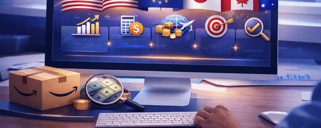 Các thị trường Amazon phổ biến (US, EU, JP, CA, AU) – Chọn thị trường bán hàng hiệu quả