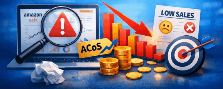 Lỗi thường gặp khi chạy Amazon Ads (và cách khắc phục để tối ưu hiệu quả quảng cáo)